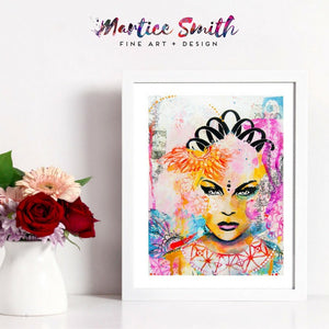 {BUNDLE} Art Print + Clutch 5